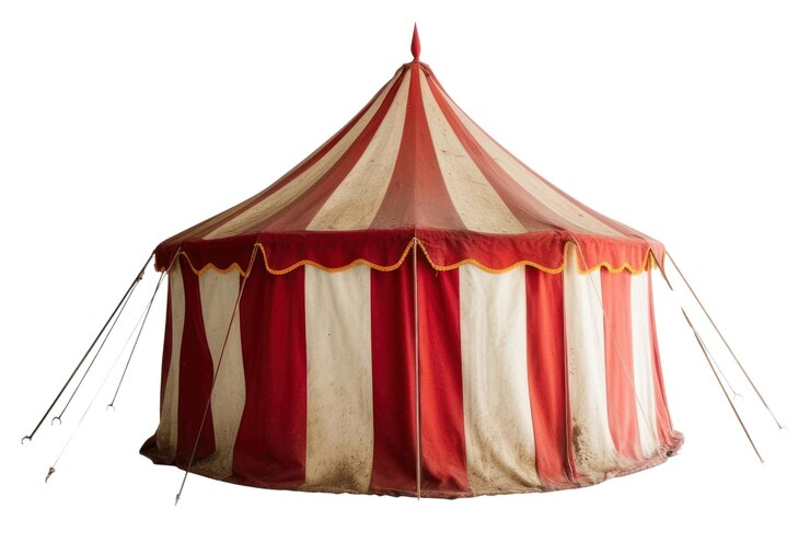 Foto recreação de arquitetura de tendas de circo de png