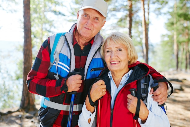 recreación al aire libre senior deportivo