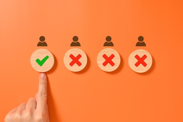 Recrutamento de recursos humanos busca e seleção de funcionários pessoas para se juntar ao trabalho Gestão de recursos humanos Conceito de emprego Recrutamento Pessoas Rede Empresa de contratação e busca de candidato para o futuro