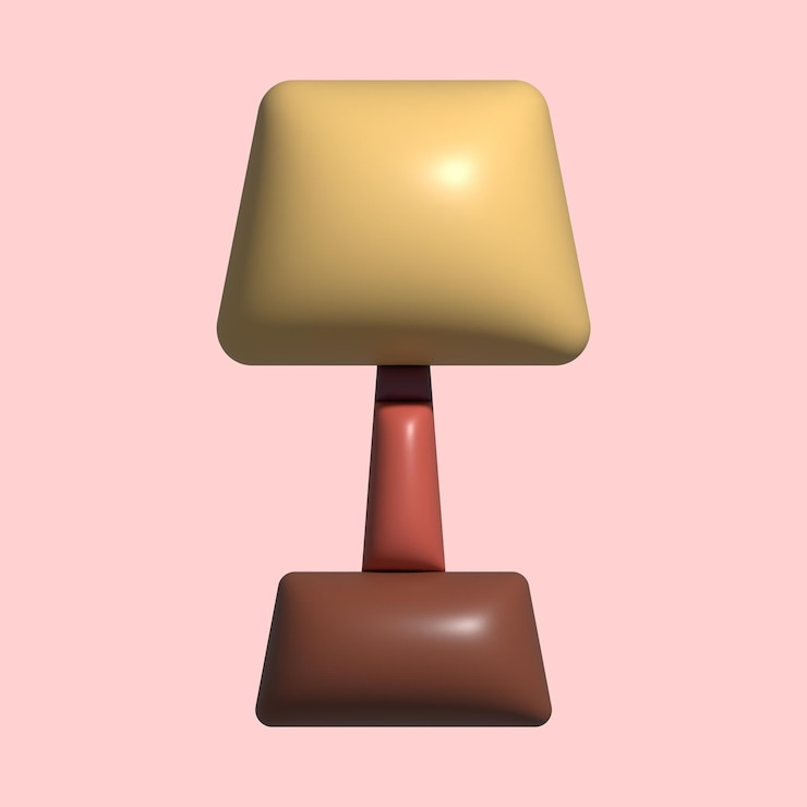 Foto recurso gráfico de móveis 3d com fundo claro