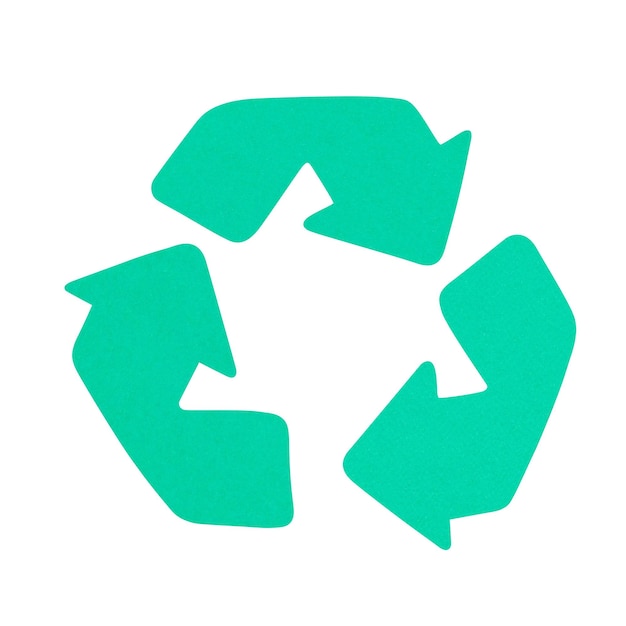 Recycling-Symbol-Papier-Mockup-Umgebung Handwerk-Element