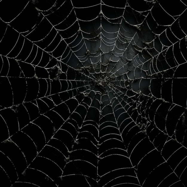 La red de araña translúcida transparente al estilo de Halloween