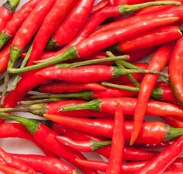 Red Chilly Paprika in Thai-Küche, Closeup