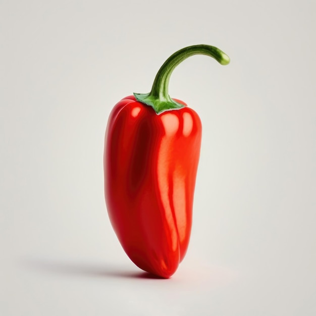 Red Chilly Pepper Isolierte Abbildung Generative AI