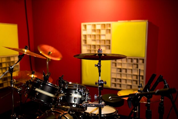 Red Drums Studio Nahaufnahme im Tonstudio