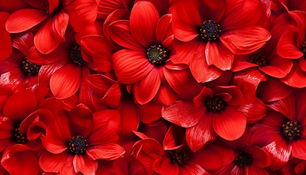 Red flower background