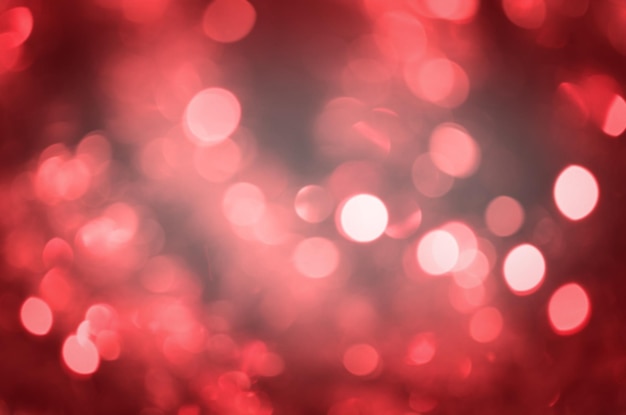 Red Glitter Vintage Lights strukturierten Hintergrund Red Christmas Glitter Lights Hintergrund Defokussierter abstrakter roter Hintergrund