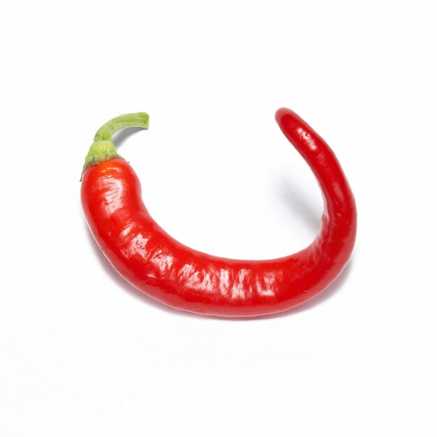 Red Hot Chili Pepper isoliert auf Weiß