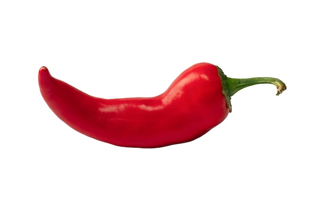 Red Hot Chili Pepper lokalisiert auf einem weißen Hintergrund