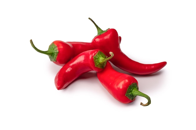 Red Hot Chili Pepper lokalisiert auf einem weißen Hintergrund