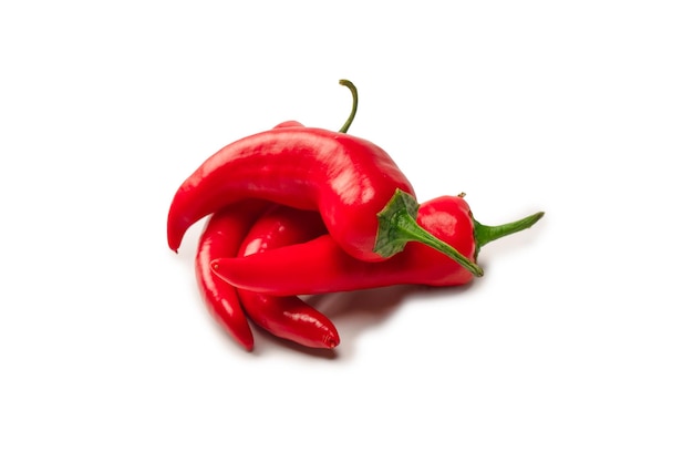 Red Hot Chili Pepper lokalisiert auf einem weißen Hintergrund