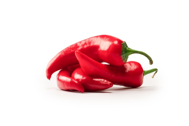 Red Hot Chili Pepper lokalisiert auf einem weißen Hintergrund