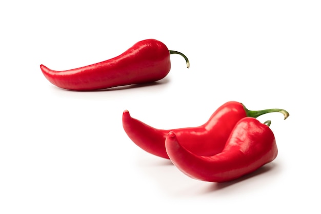 Red Hot Chili Pepper lokalisiert auf einem weißen Hintergrund