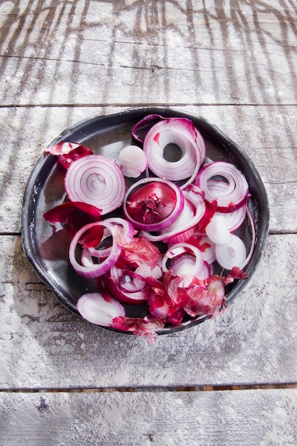 Foto red onion