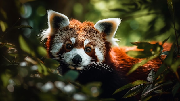 Red Panda está bajo la especie en peligro de extinción