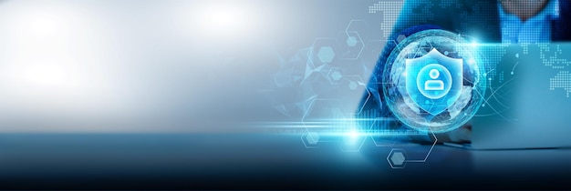 Red de privacidad de datos que salvaguarda la información confidencial, transmisión y encriptación de datos seguras