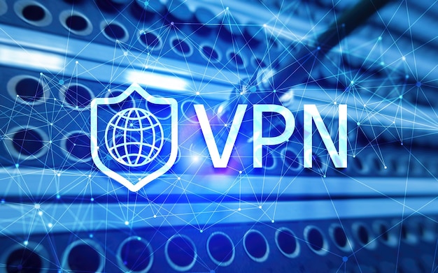 Red privada virtual VPN Nuevo concepto de tecnología 2020