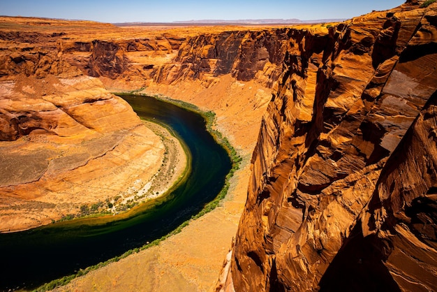 Red Rock Canyon Desert Arizona Horseshoe Bend en Grand Canyon Travel Estilo de vida concepto de éxito Canyon Adventure Travel