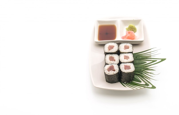 Red Snapper Maki Sushi - japanischer Essensstil