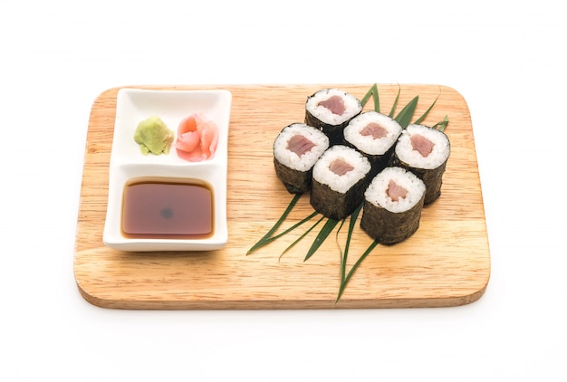 Red Snapper Maki Sushi - japanischer Essensstil