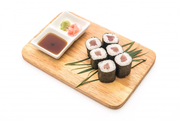 Red Snapper Maki Sushi- japanischer Essensstil