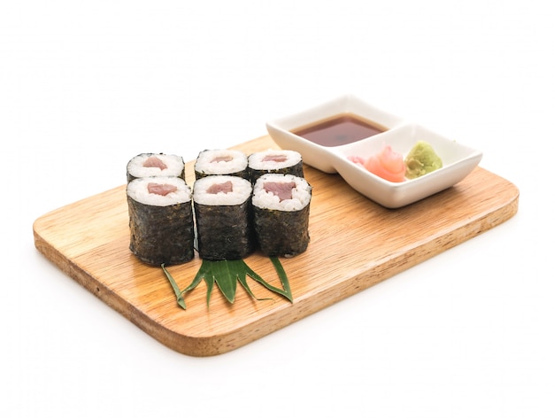 Red Snapper Maki Sushi- japanischer Essensstil