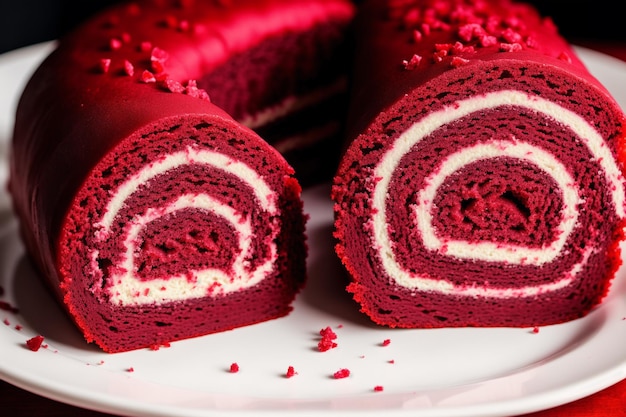 Red Velvet Cake Roll ist ein Dessert der Firma Red Velvet.