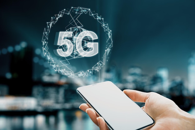 Rede 5G brilhante