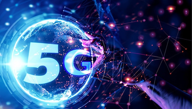 Rede 5G Internet de alta velocidade Internet móvel de alta velocidade