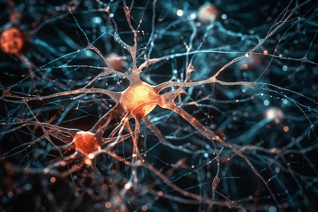 Foto rede neuronal geradora de ai