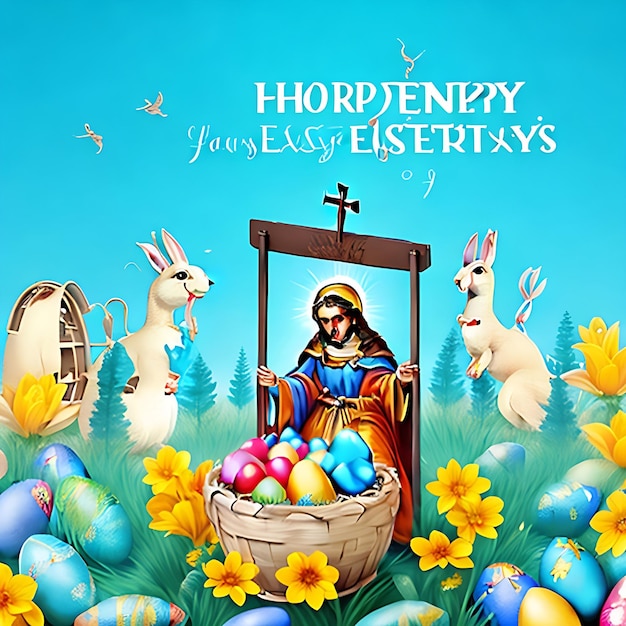 redes sociales felices pascuas para el cristianismo en portugués