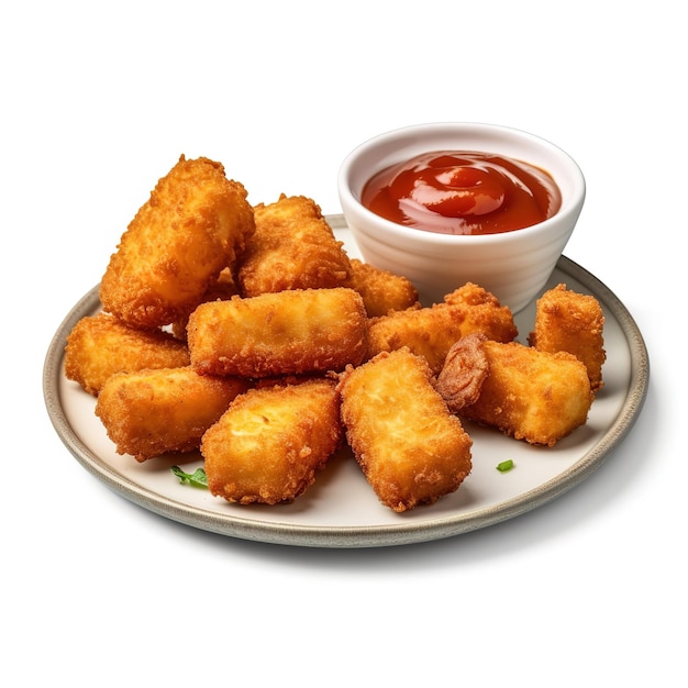 refeição de nuggets