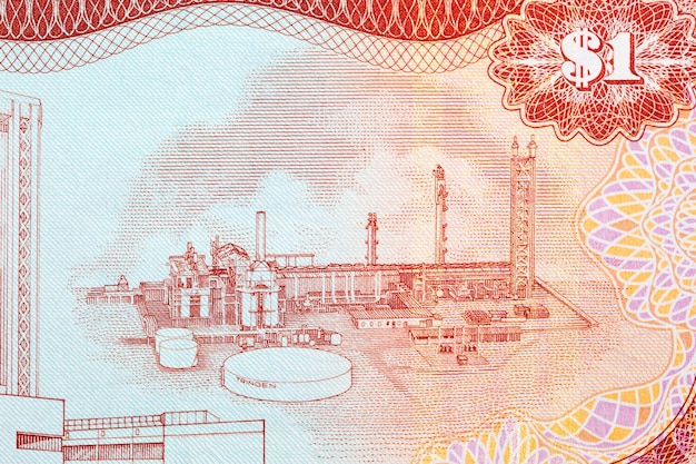 Refinería de petróleo de dinero de Trinidad y Tobago