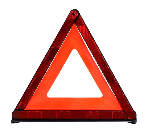 Foto reflector de seguridad triangular