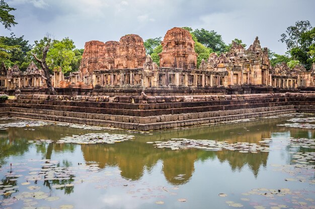 Foto reflexão do templo no lago