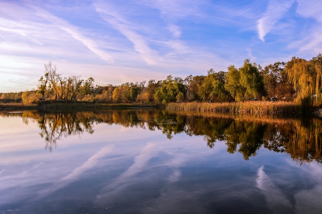 Reflexion am See