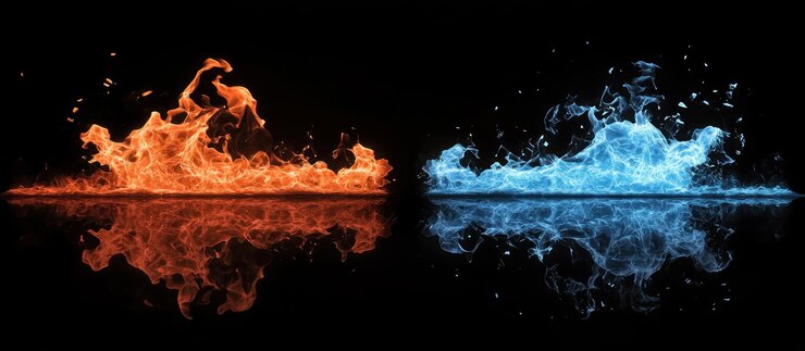 Reflexión del fuego y el hielo