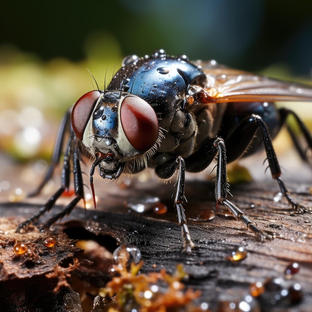 Reflexionen einer Fliege