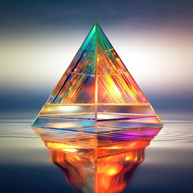 Reflexiones de prisma triangular