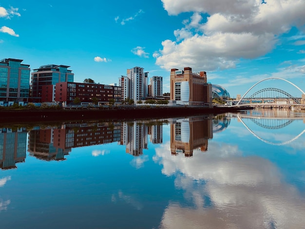 Reflexiones en el río Tyne