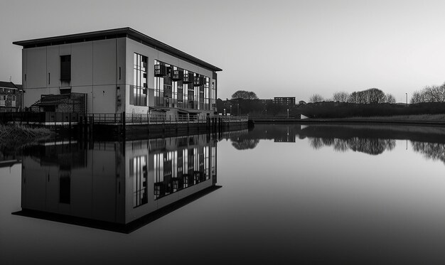 Reflexões Tranquilas Edifício do Banco Único