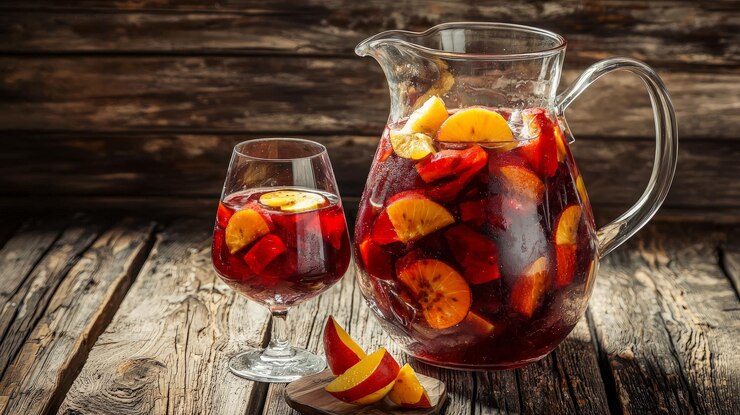 La refrescante sangría de verano