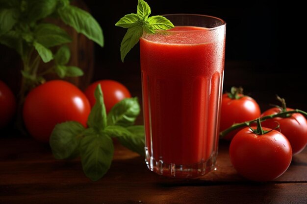 Refresco de tomate Quencher Jugo de tomate fotografía de imágenes