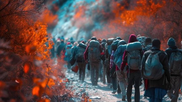 refugiados a generados