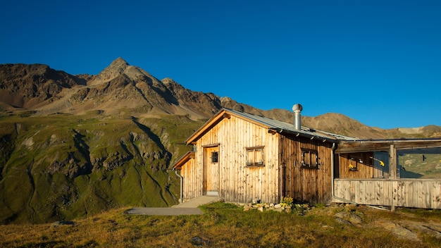 Refugio en los Alpes