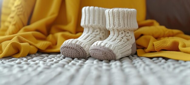 Foto regalo de calcetín para recién nacidos papel tapiz hd 8k imagen fotográfica de stock