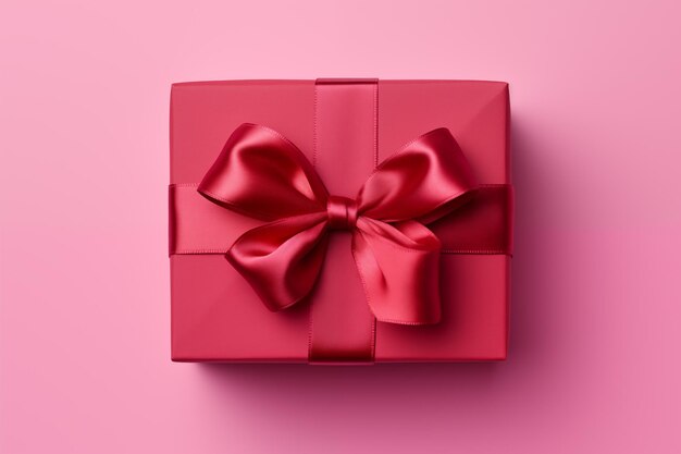 Regalo o regalo bellamente decorado para el cumpleaños, el día de San Valentín o el día de la madre caja de regalos con cinta