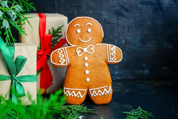 Regalos de pan de jengibre postre de galleta dulce