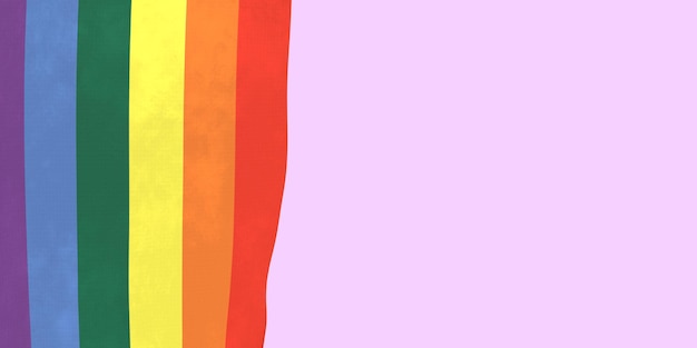 Regenbogen bunte Fahnenschwingen Textur Hintergrundbild Kopie Raum Dekoration Ornament Sex Stolz stolz schwul lesbisch Vielfalt Person Gemeinschaft bisexuelle Ehe feiern festival3d Render