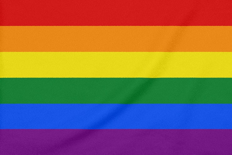Foto regenbogen-lgbt-stolzflagge